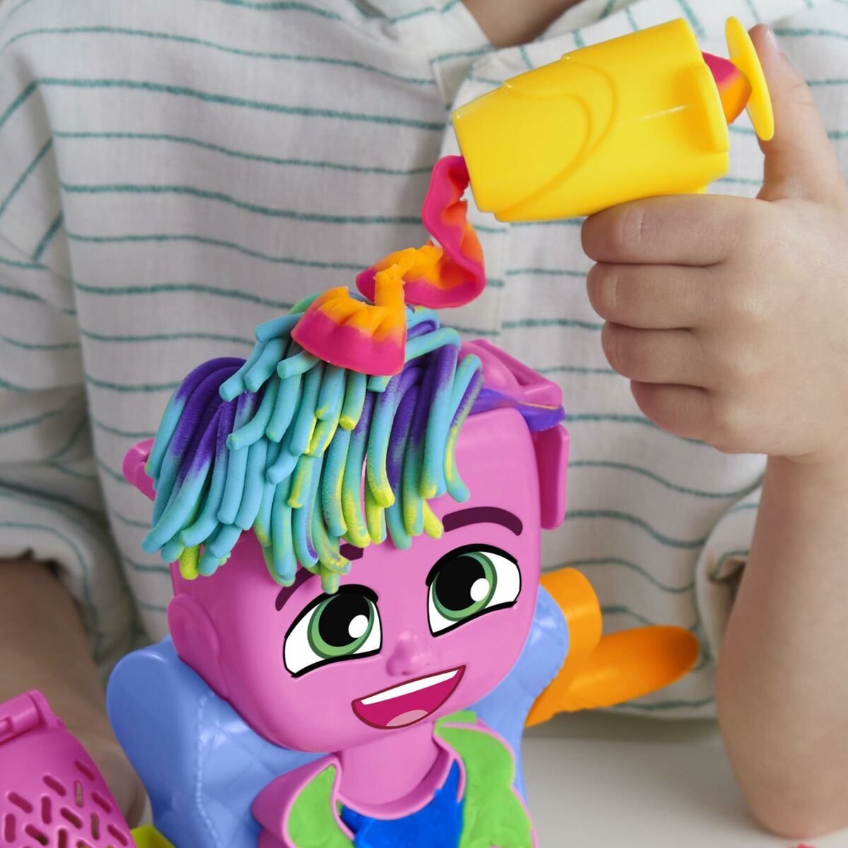 Modellera Spel Hasbro Playdoh Dodatki 6 Burkar Hår